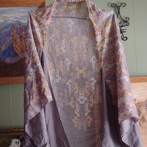 Sheer floral Shawl